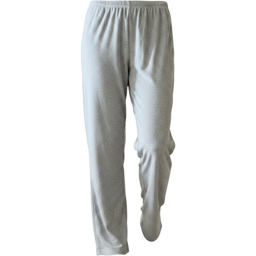Alfred Dunner Womens Velour Loungewear Athleisure Wide Leg Pants Large Gray